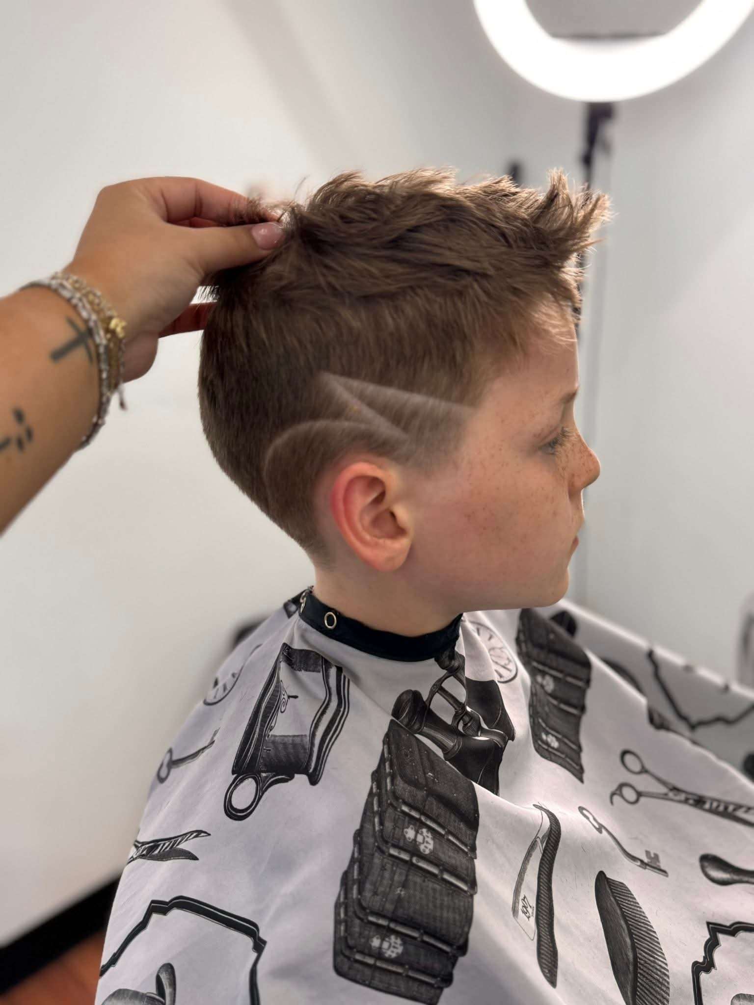 Skin fade haircut